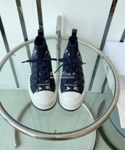 Replica Dior Walk'N'dior Platform Sneaker Oblique Technical Mesh and C 2