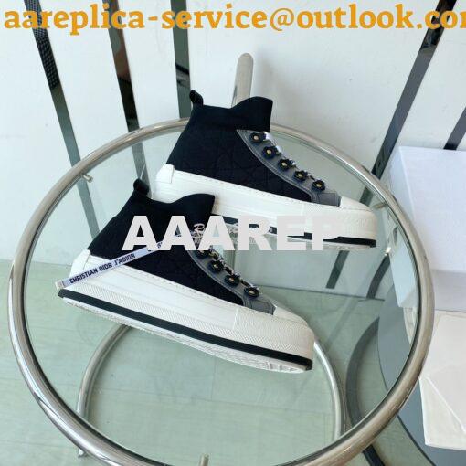 Replica Dior Walk'N'dior Platform Sneaker Oblique Technical Mesh and C 24