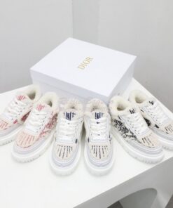 Replica Dior Addict Sneaker Black Toile de Jouy Embroidered Natural Sh 2