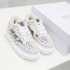 Replica Dior D-Connect Sneaker Deep Blue Toile de Jouy Technical Fabri 12