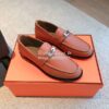 Replica Hermes Destin Loafer Smooth Calfskin H231065Z Multicolor Blanc 11