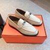 Replica Hermes Destin Loafer Epsom Leather H231065Z Rose 10