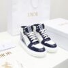 Replica Dior D-Player Sneaker White Black Quilted Nylon KCK315N 11