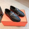 Replica Hermes Destin Loafer Suede Goatskin H231065Z Blanc 11