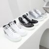 Replica Dior D-Player Sneaker White Black Quilted Nylon KCK315N 10