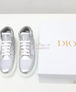 Replica Dior D-Player Sneaker Grey Quilted Nylon KCK315N 2