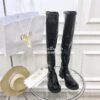 Replica DiorAlps Snow Boot Deep Blue Dior Oblique Shiny Nylon KCI684O 12