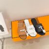 Replica Hermes Oran Sandals Epsom Leather H202272Z 23