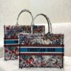 Replica Dior Medium Lady D-Lite Bag Latte Multicolor Constellation Emb 11