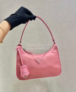 Replica Prada Re-edition 2005 Re-nylon Mini Bag with Saffiano Leather