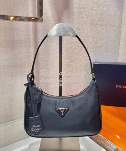 Replica Prada Re-edition 2005 Re-nylon Mini Bag with Saffiano Leather 2