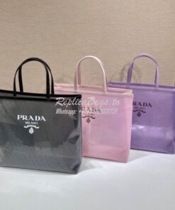 Replica Prada Sequined Mesh Tote Bag 1BG416