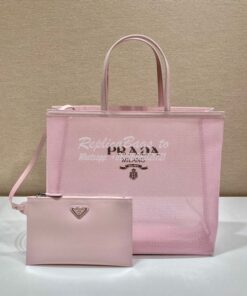 Replica Prada Sequined Mesh Tote Bag 1BG416 2