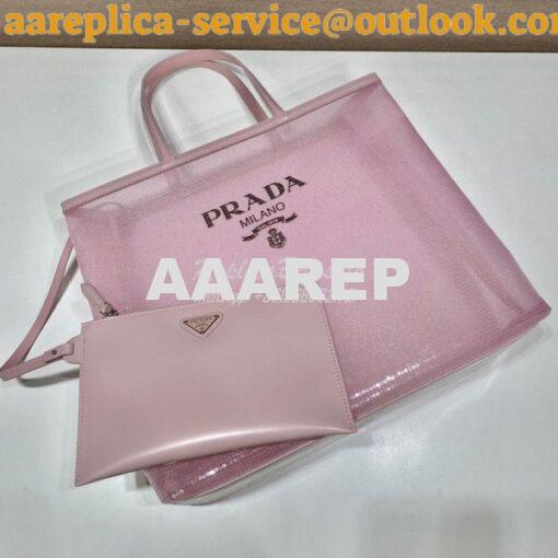 Replica Prada Sequined Mesh Tote Bag 1BG416 3