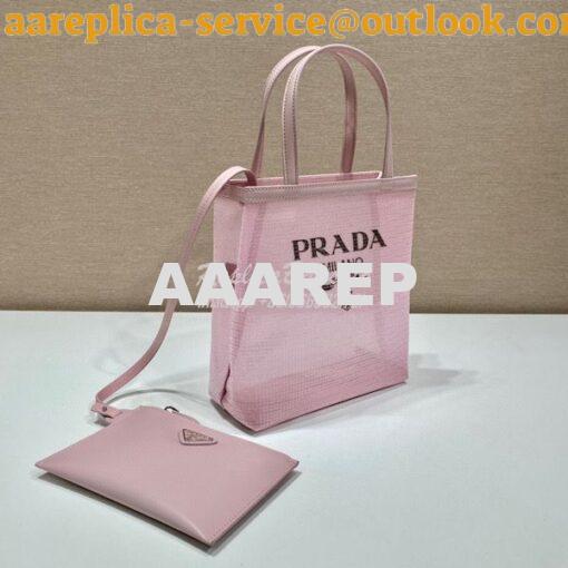 Replica Prada Small Sequined Mesh Tote Bag 1BG417 4