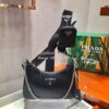 Replica Prada Re-edition 2005 Saffiano Leather Bag 1BH204 Yellow Silve 11