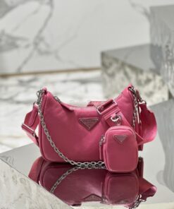 Replica Prada Re-edition 2005 Lambskin Bag 1BH204 Pink