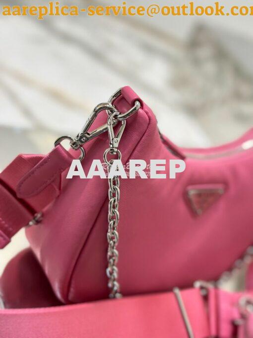 Replica Prada Re-edition 2005 Lambskin Bag 1BH204 Pink 9