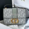 Replica Lady Dior Clutch With Chain in Patent Calfskin S0204 Antique R 10