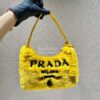 Replica Prada Brush Leather Pouch 2VF032 Black 10