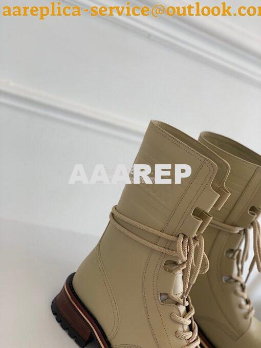 Replica Dior Quest Boots in Calfskin Leather KDI668 Taupe 5