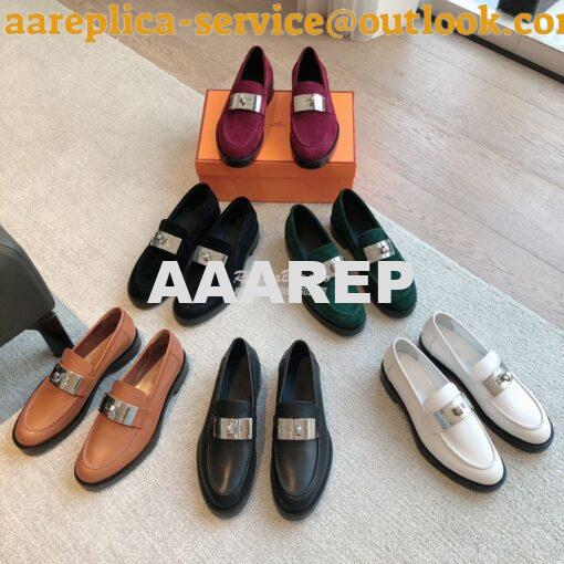 Replica Hermes Hot Loafer in calfskin H232075Z