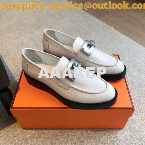 Replica Hermes Hot Loafer in calfskin H232075Z 5