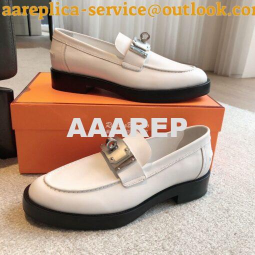 Replica Hermes Hot Loafer in calfskin H232075Z 6