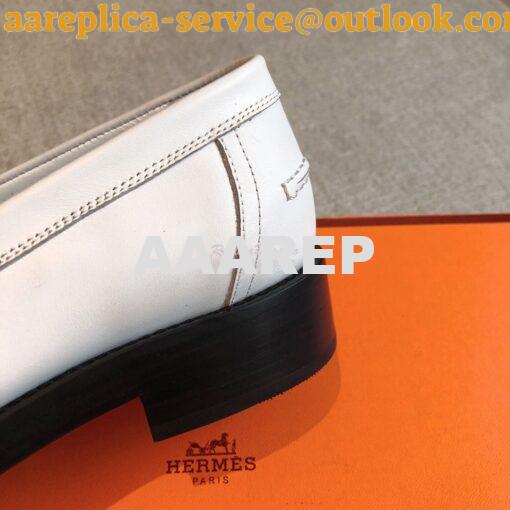 Replica Hermes Hot Loafer in calfskin H232075Z 8