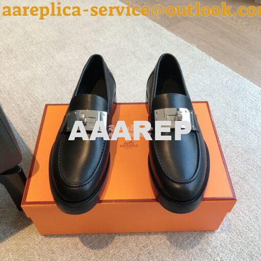 Replica Hermes Hot Loafer in calfskin H232075Z 10