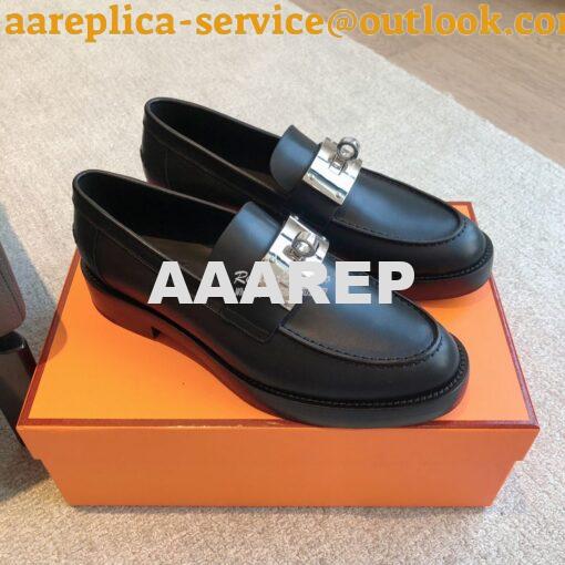 Replica Hermes Hot Loafer in calfskin H232075Z 11