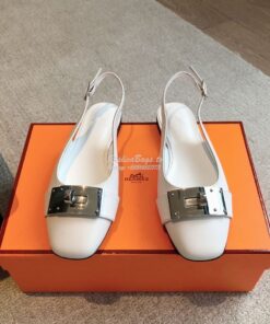 Replica Hermes Innocente Slingback in goatskin H241157Z