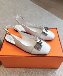 Replica Hermes Innocente Slingback in goatskin H241157Z 2