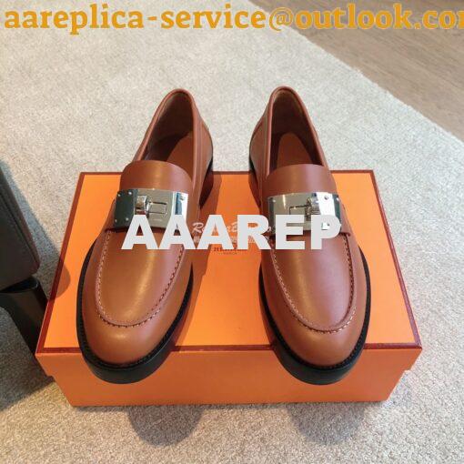 Replica Hermes Hot Loafer in calfskin H232075Z 20