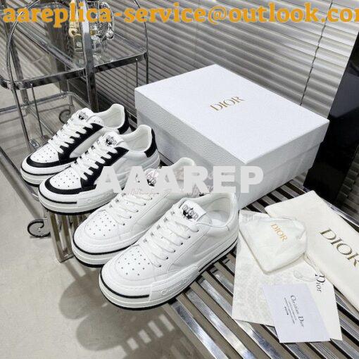 Replica Dior D-Freeway Sneaker Calfskin KCK349 2