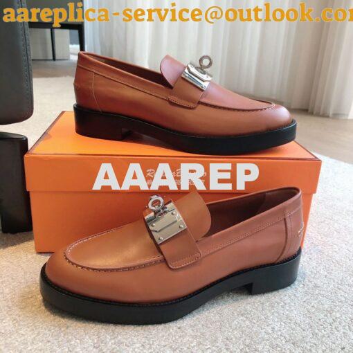 Replica Hermes Hot Loafer in calfskin H232075Z 24