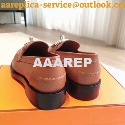 Replica Hermes Hot Loafer in calfskin H232075Z 26