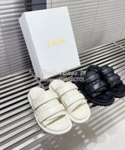 Replica Dior Dio(R)evolution Slide Quilted Cannage Calfskin KCQ716