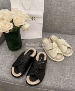 Replica Dior DTWIST Slide Cannage Lambskin KDQ705