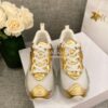 Replica Dior Vibe Sneaker White Mesh and Silver-Tone Leather KCK337 10