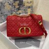 Replica Dior Medium Caro Bag White Supple Cannage Calfskin M9242U 11