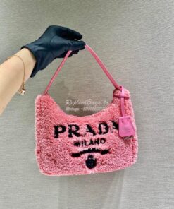 Replica Prada Re-edition 2000 Terry Mini-bag 1NE515 Pink