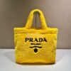 Replica Prada Terry Tote Bag 1BG130 Black 12