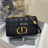 Replica Dior Medium Caro Bag Cloud Blue Supple Cannage Calfskin M9242U 11