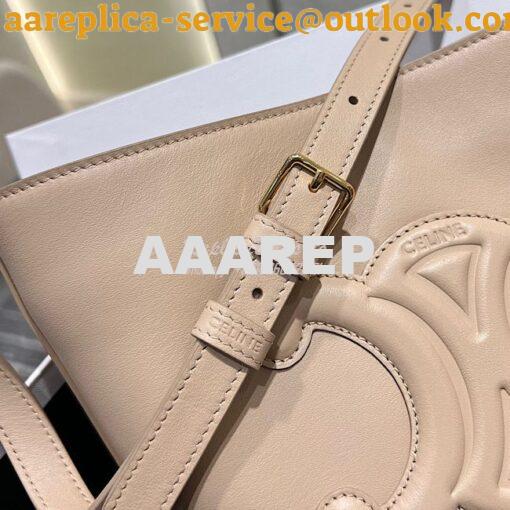 Replica Celine Small Bucket Cuir Triomphe In Smooth Calfskin 198243 Nu 4