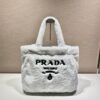 Replica Prada Terry Tote Bag 1BG130 Black 11