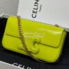 Replica Celine Chain Shoulder Bag Cuir Triomphe In Shiny Calfskin 1992 10