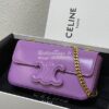 Replica Celine Chain Shoulder Bag Cuir Triomphe In Shiny Calfskin 1992 10