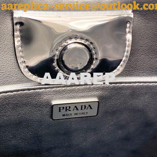 Replica Prada Cleo Brushed Leather Shoulder Bag with Strap Extension 1 8