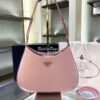 Replica Prada Cleo Brushed Leather Shoulder Bag with Strap Extension 1 11